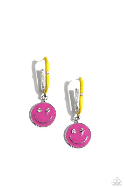 Personable Pizzazz - Pink - Earring