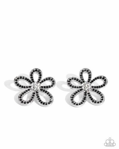 Blooming Belle - Black - Earring