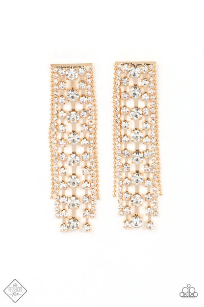 Starry Streamers - Gold - Earring