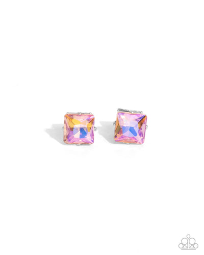 Squared Soprano - Orange - Earring