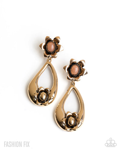 Profound Plenty - Orange - Earring