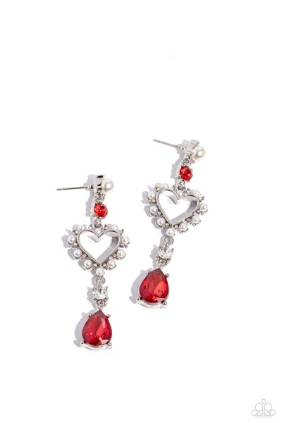 Lovers Lure - Red - Earring