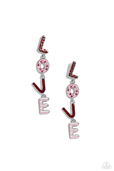 Admirable Assortment - Red - Earring