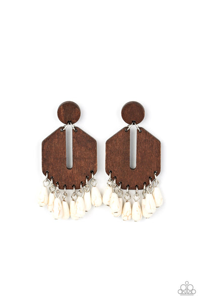 Western Retreat - White - Earring