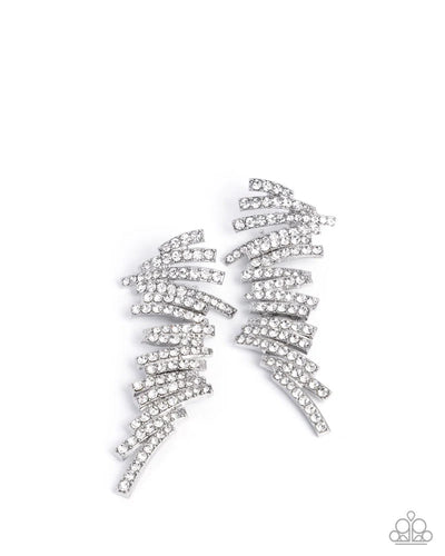 Scattered Surety - White - Earring
