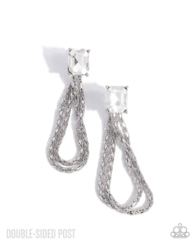 Cascading Collection - White - Earring