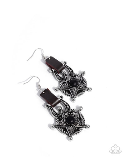 Western Warden - Black - Earring