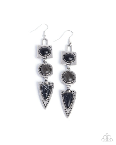 Rustic Reputation - Black - Earring