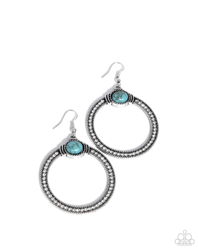 Radical Rusticity - Blue - Earring