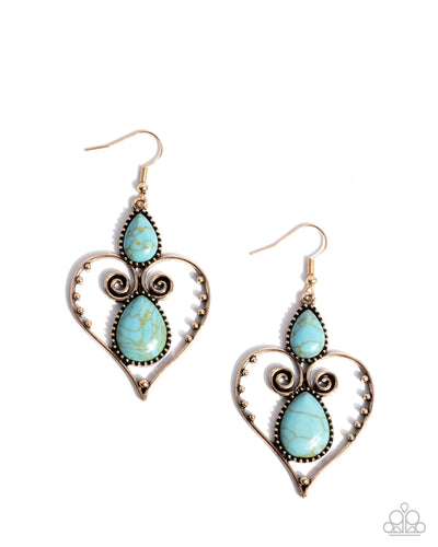 Selfless Stones - Gold - Earring