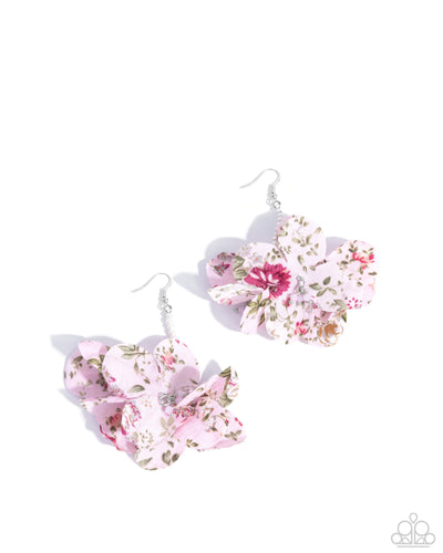 Flourishing Fantasia - Pink - Earring