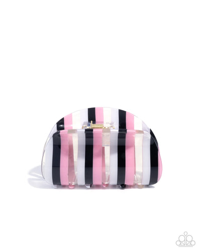 Linear Legato - Pink - Hair Clip