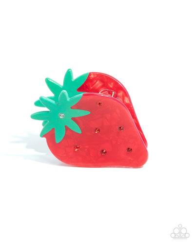 Strawberry Showcase - Red - Hair Clip