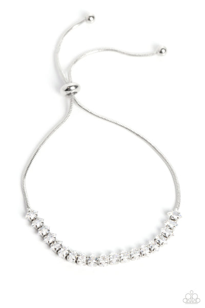 Dynamic Diamonds - White - Bracelet