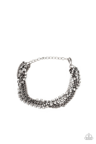 Brilliantly Beaming - Black - Bracelet