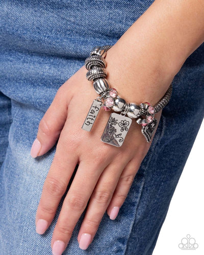 Hopeful Hangout - Pink - Bracelet