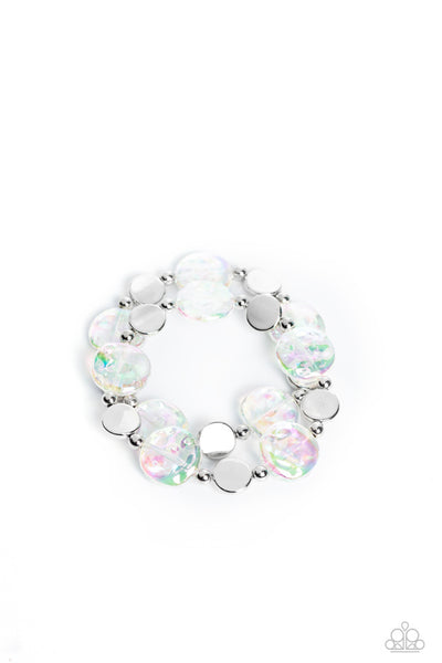 Discus Throw - White - Bracelet