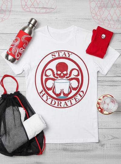 Stay Hydrated Hydra Skull & Tentacles T-Shirt