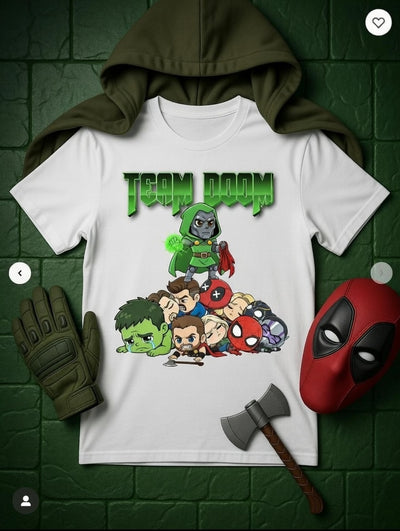Team Doom: Doctor Doom Conquers Marvel Heroes DTF Tee