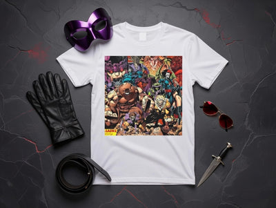 Marvel Villains Unite: Epic Comic Book DTF T-Shirt