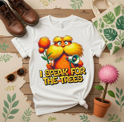 Lorax-Inspired 'I Speak For The Trees' DTF T-Shirt