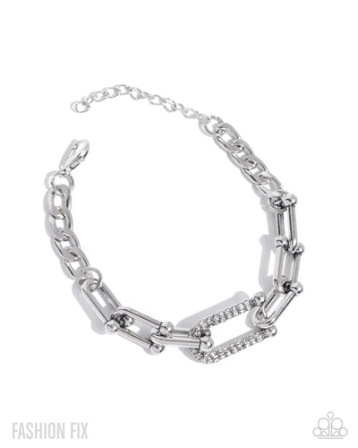 Boosted Bling - White - Bracelet