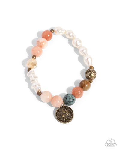 Chic Currency - Orange - Bracelet