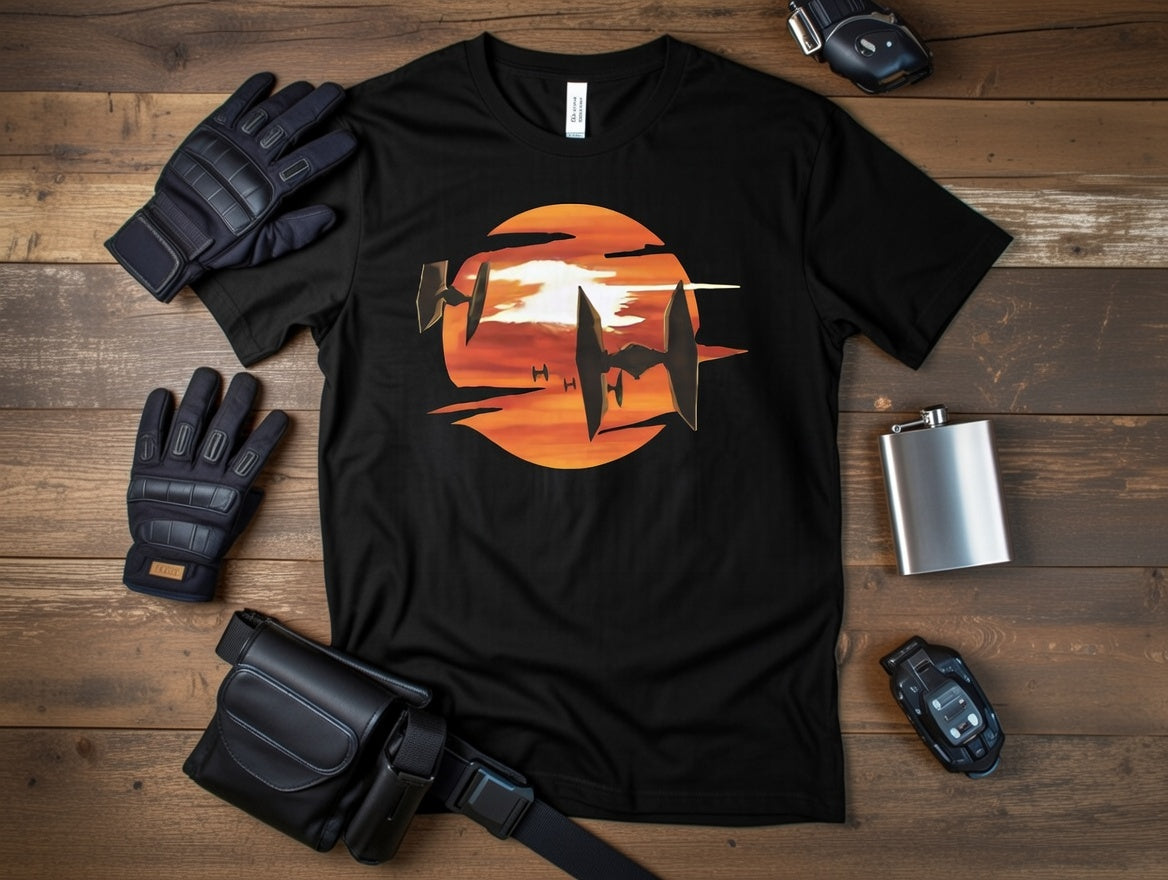 TIE FIGHTER SUNSET TEE