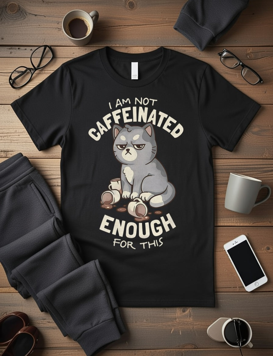 NEED MORE COFFEE CAT TEE