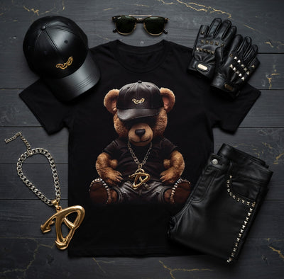 Gangsta Bear Streetwear DTF Tee