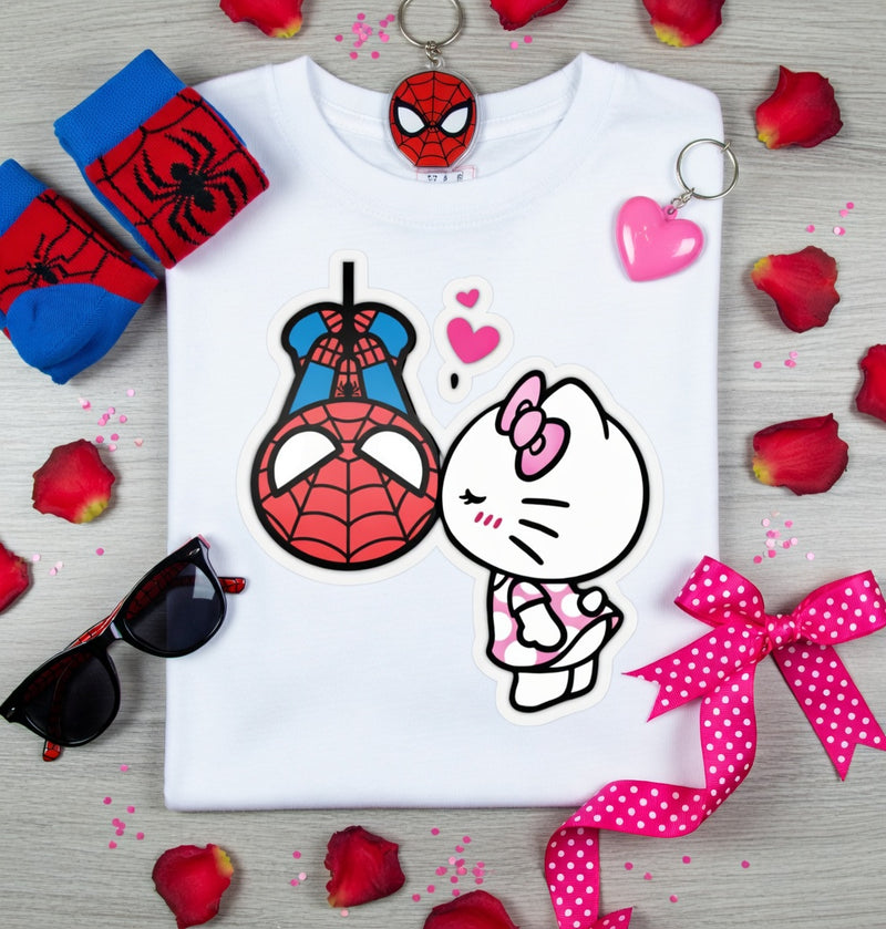 Hello Kitty & Spider-Man Kawaii Crossover Design