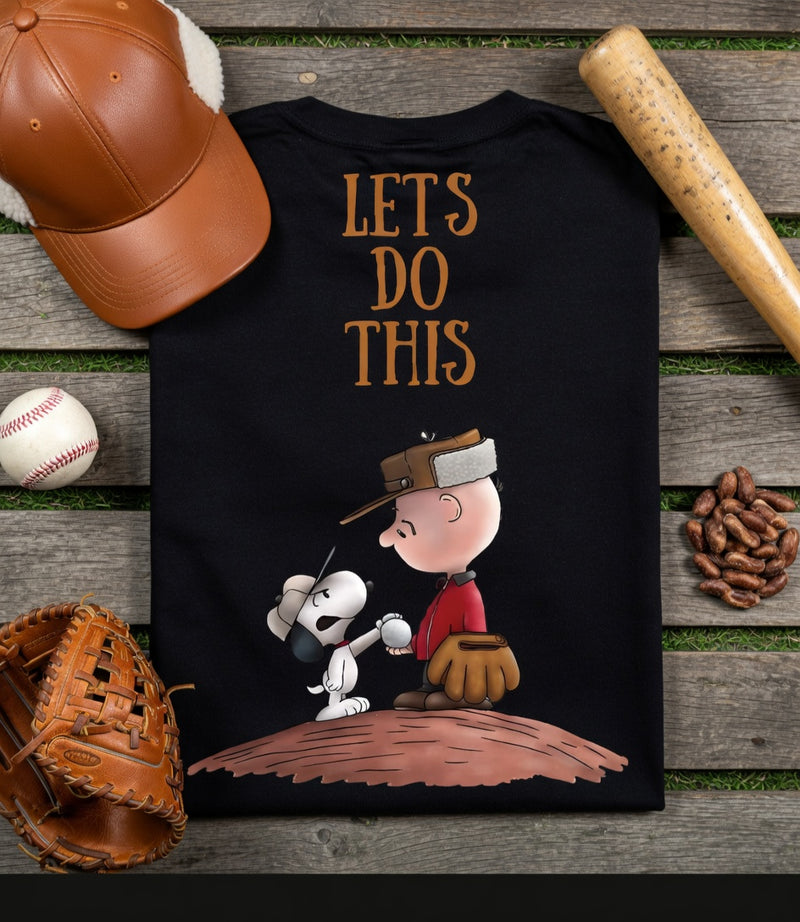 Let's Do This Peanuts Baseball Duo