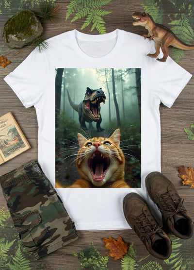Ginger Cat Roar vs T-Rex Misty Forest