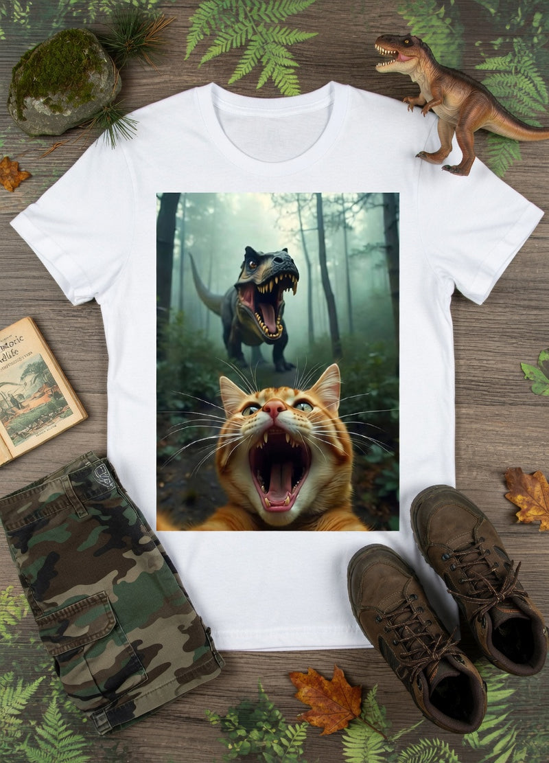 Ginger Cat Roar vs T-Rex Misty Forest