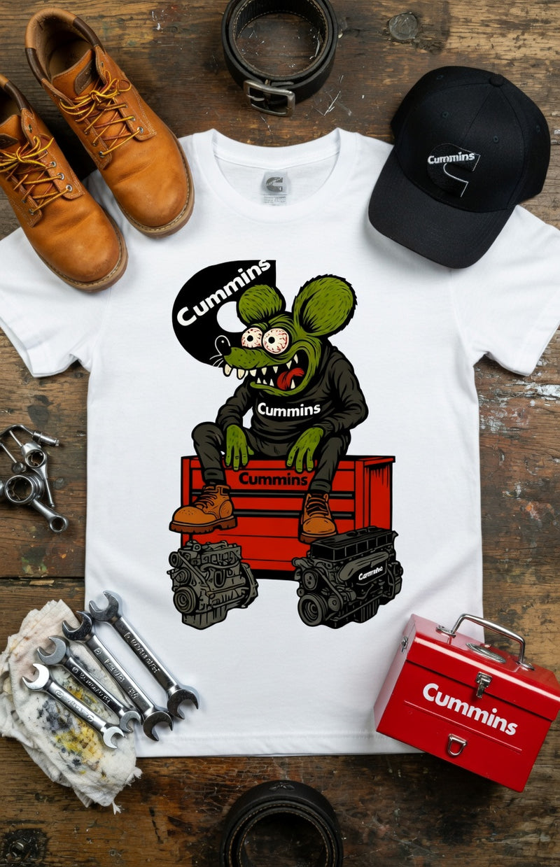 Cummins Mouse Toolbox Engine T-Shirt