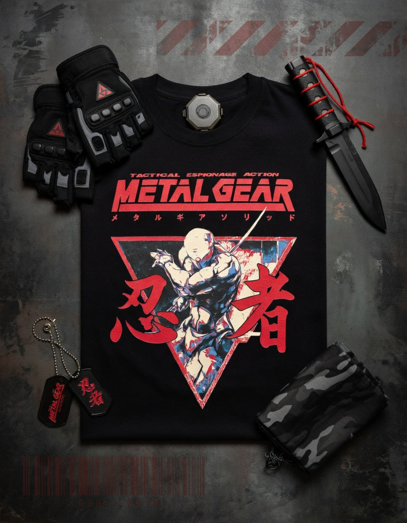 Metal Gear Ninja Sword Action Tee