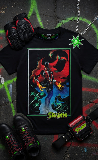 Iconic Spawn Anti-Hero Comic Art Tee