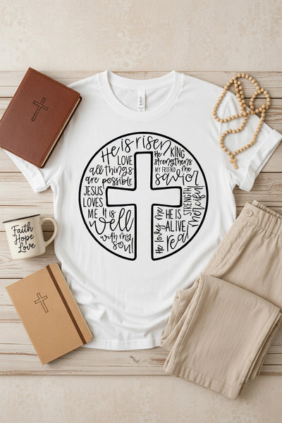 Risen cross Tee