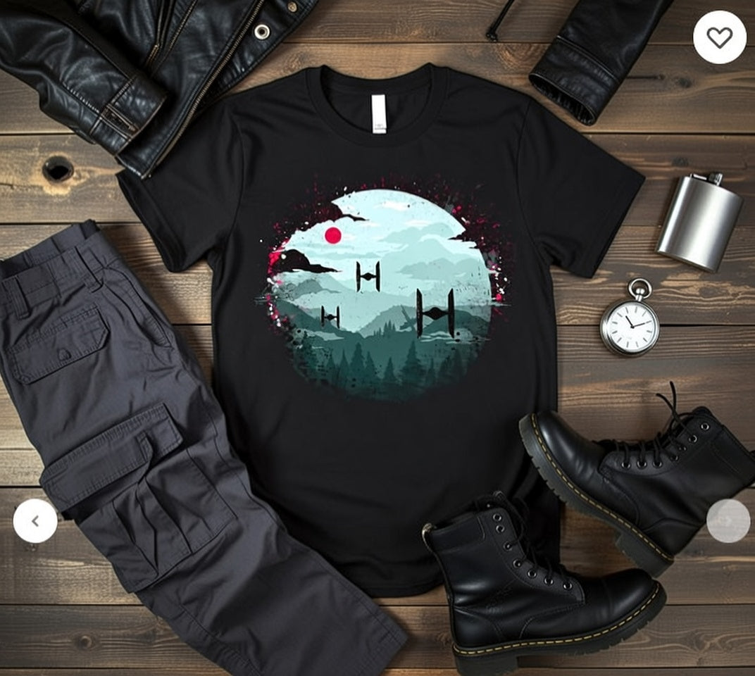 TIE FIGHTER SCENIC TEE