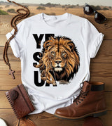 Yeshua Lion of Judah Christian DTF T-Shirt
