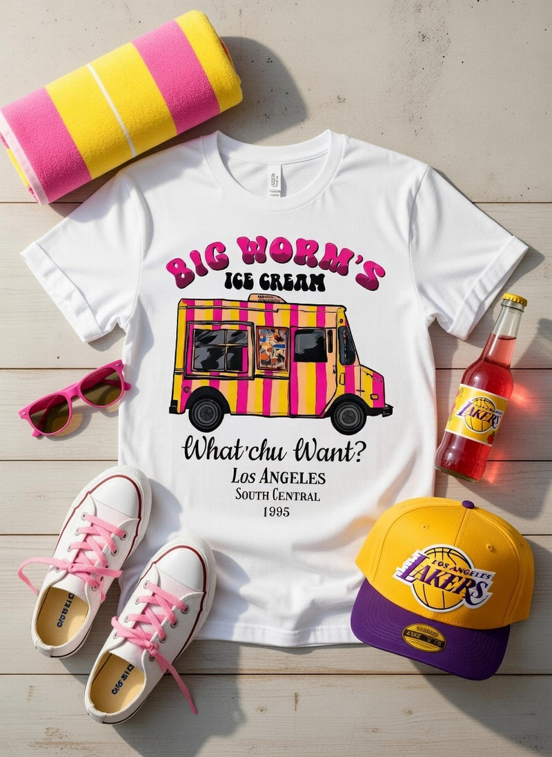Big Worm's Ice Cream Truck Tee | Friday Movie Fan Apparel