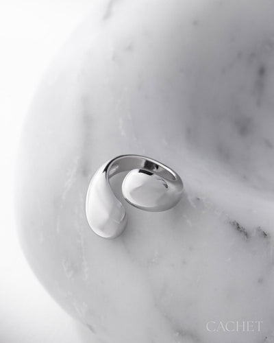 Croisé - Rhodium - Ring