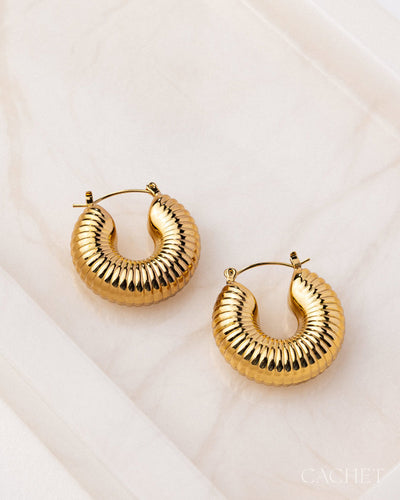 Strata - 18k Gold - Earring