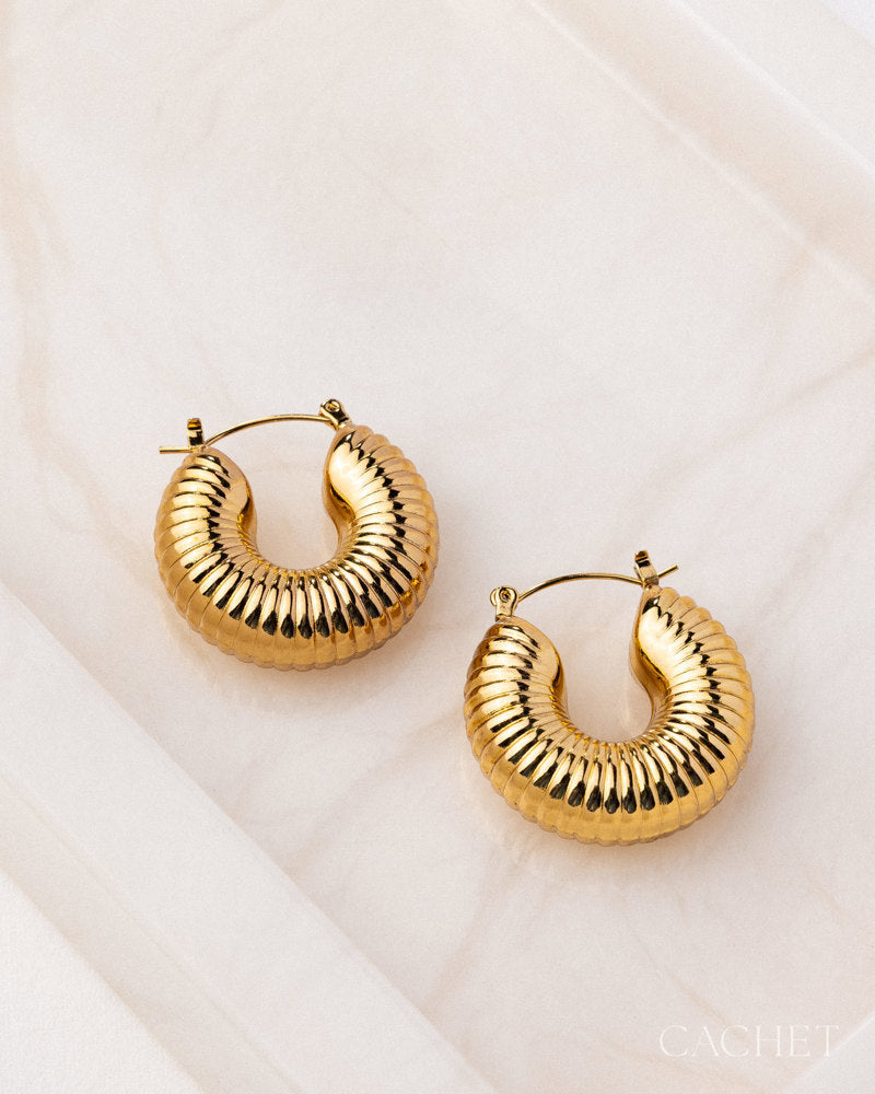 Strata - 18k Gold - Earring