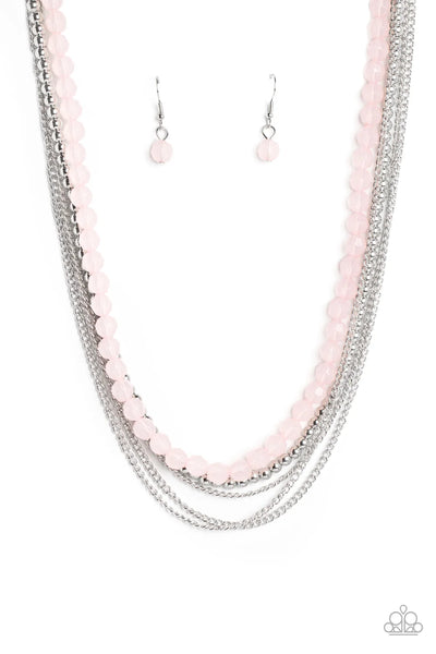 Boardwalk Babe - Pink - Necklace