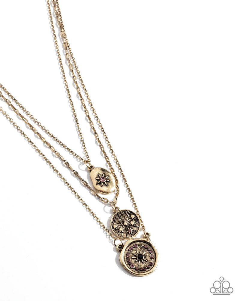 Stellar Spectacle - Purple - Necklace