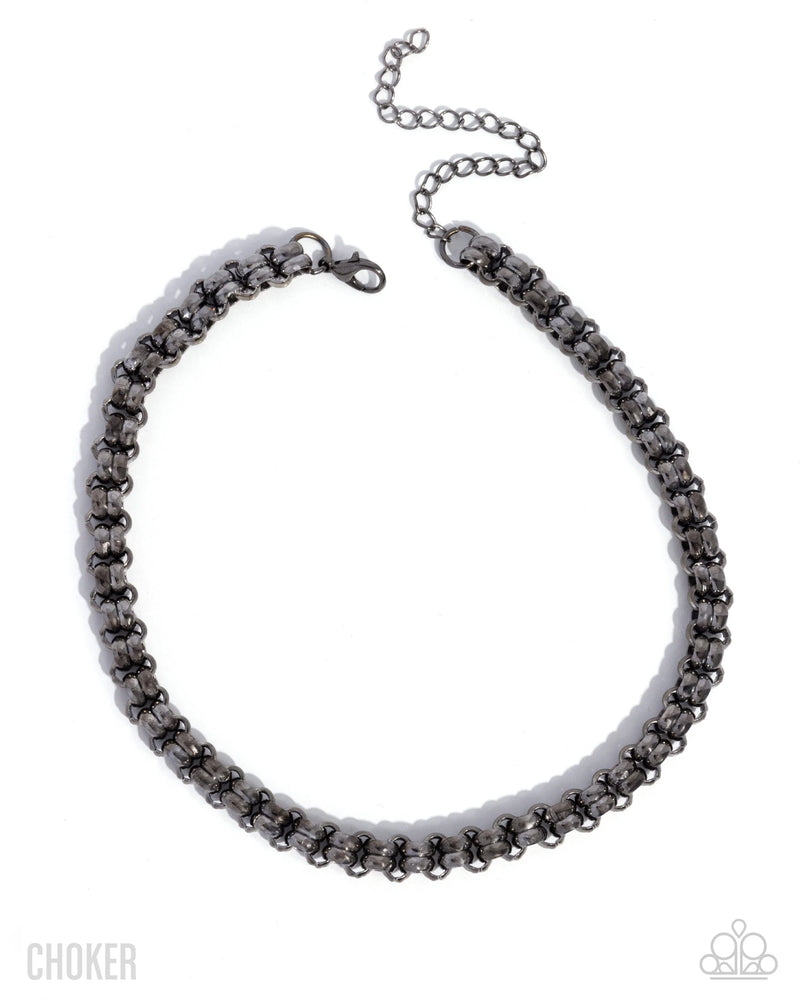 Double Demand - Black - Necklace