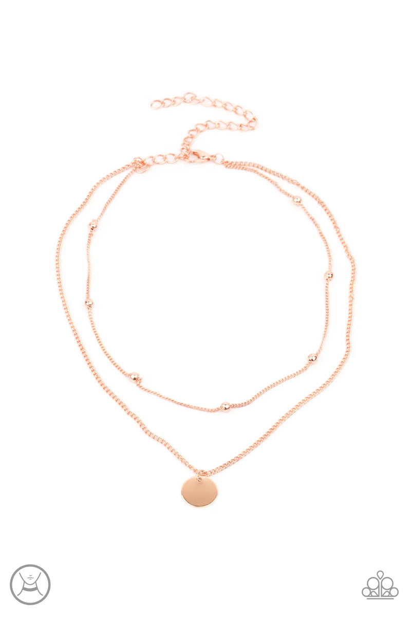 Modestly Minimalist - Copper - Necklace