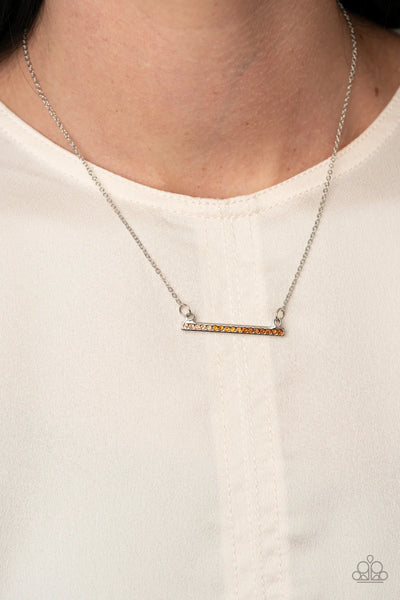 Sparkly Spectrum - Brown - Necklace