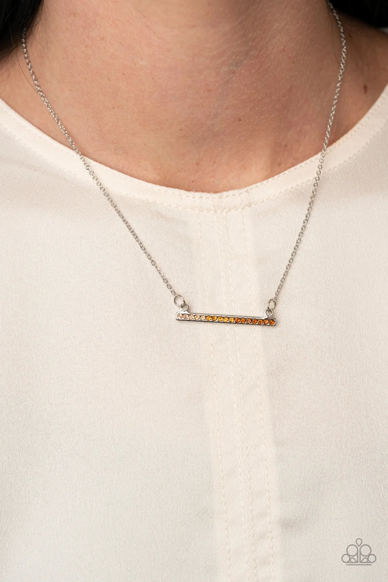 Sparkly Spectrum - Brown - Necklace